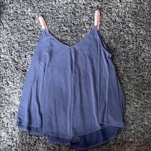 💙💙green envelope tank top blue and pink small